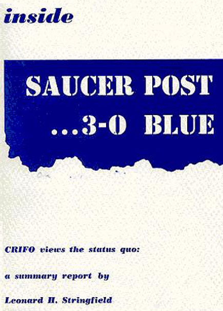 Inside Saucer Post...3-0 Blue cover art