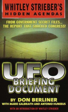 UFO Briefing Document cover art