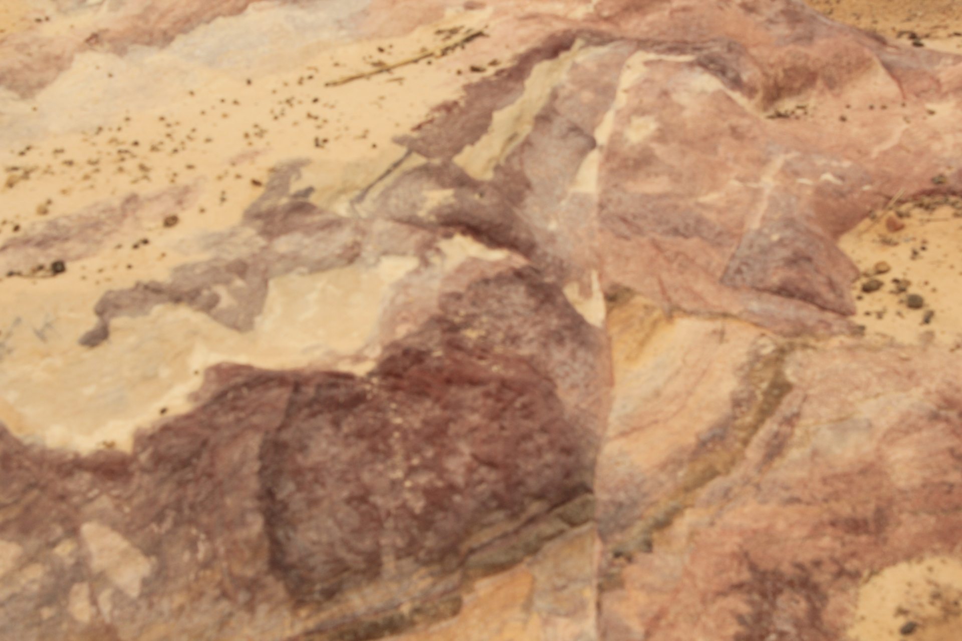 Desert landscape near Nuweiba, on the Sinai Peninsula's southeastern coastal corridor between Taba and Sharm el-Sheikh where 3rd Cavalry Regiment scouts patrolled MFO observation posts