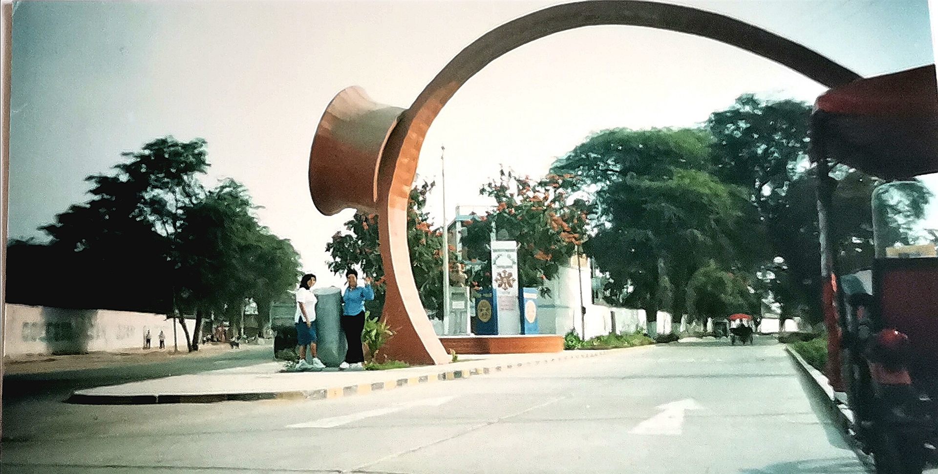The entrance to the town of Chulucanas, Piura Region, Peru, where the October 13, 2001 sighting occurred