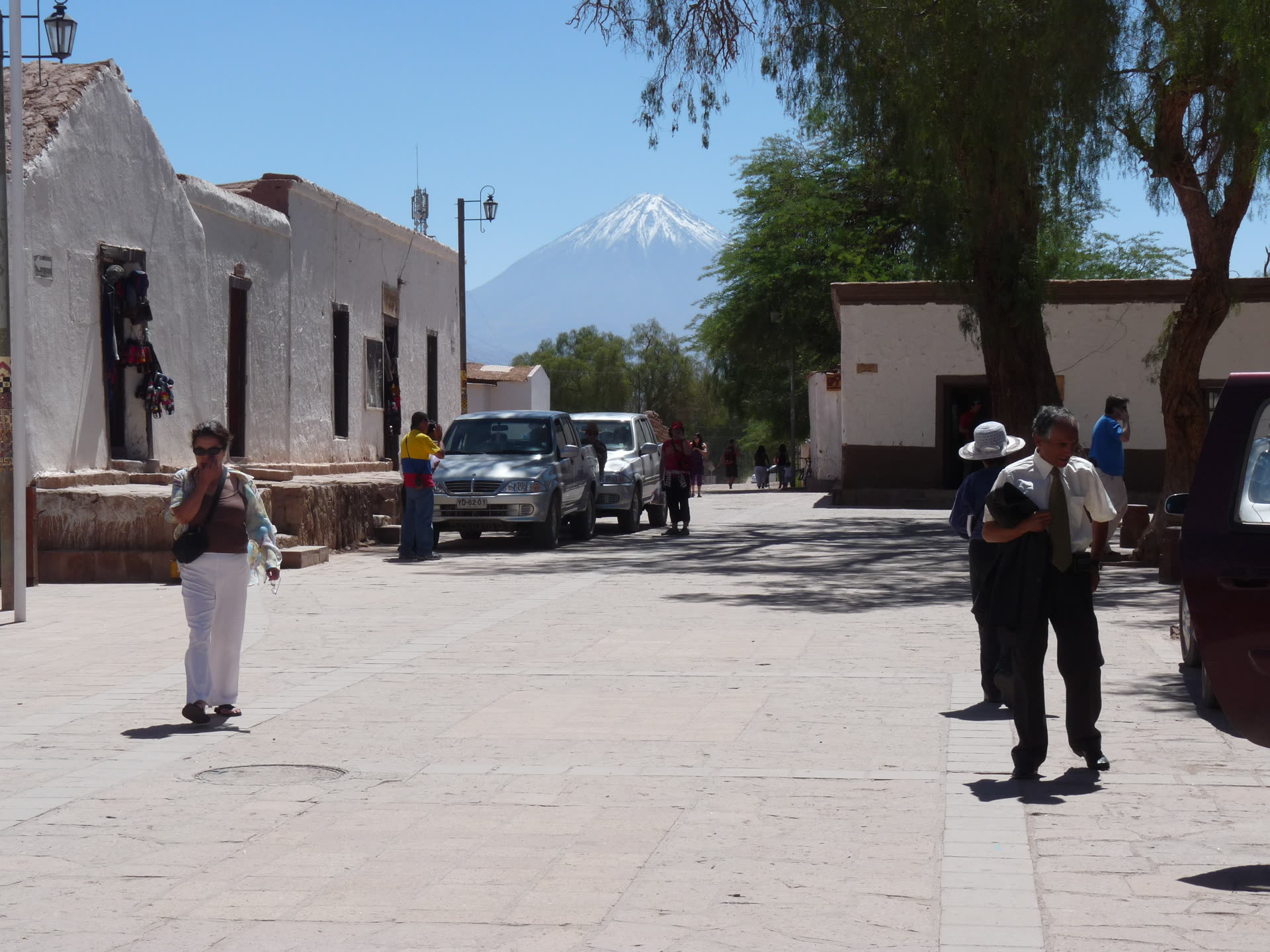 Licancabur volcano viewed from San Pedro de Atacama, Chile
