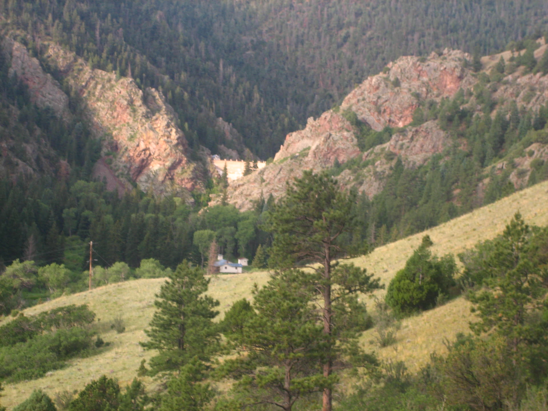 Cimarron Canyon State Park, New Mexico, along the route between Cimarron and Eagle Nest
