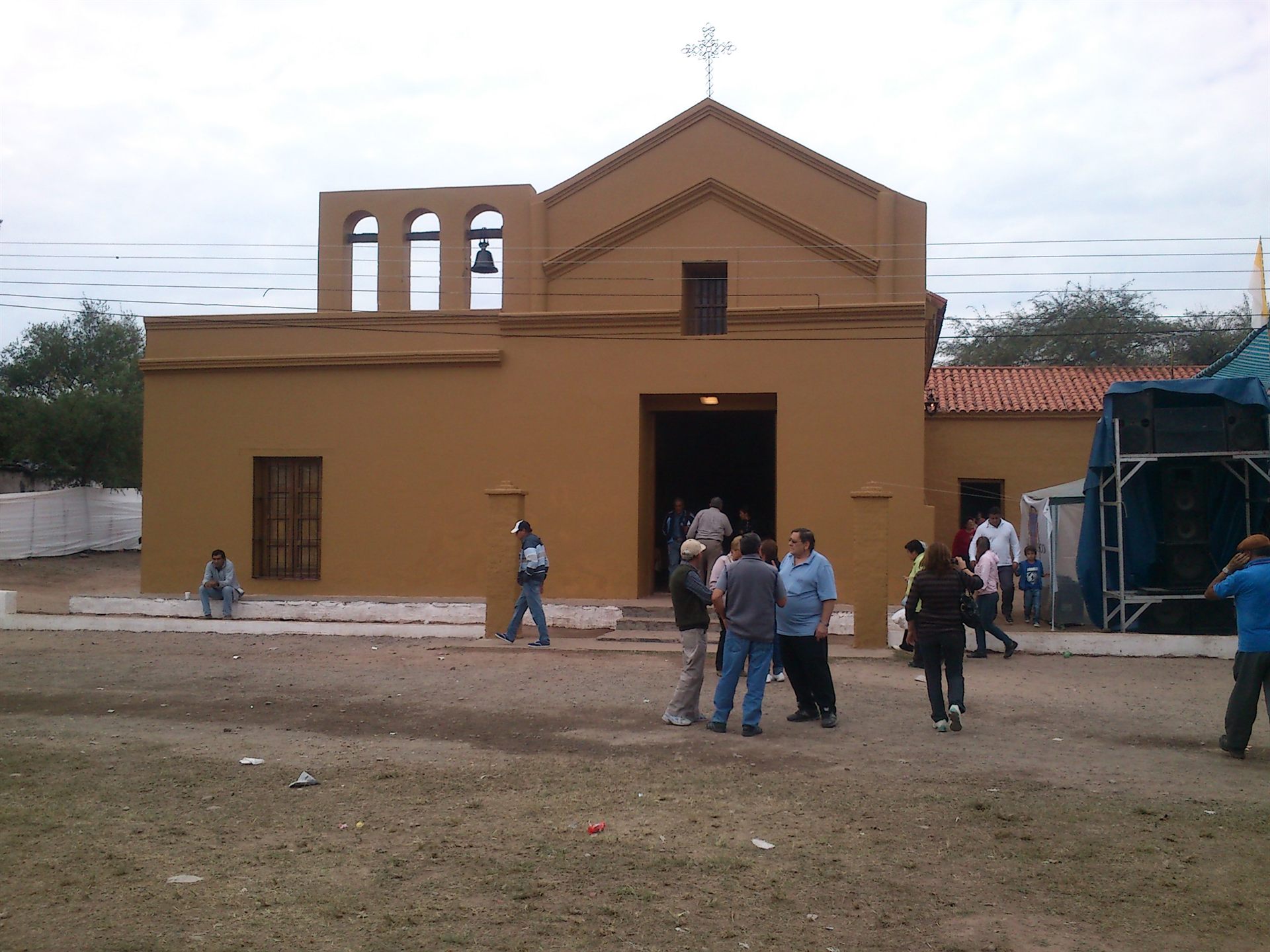 The Church of the Sacred Heart (Iglesia de Trancas), a National Historic Monument in the town of Trancas, Tucumán Province, Argentina