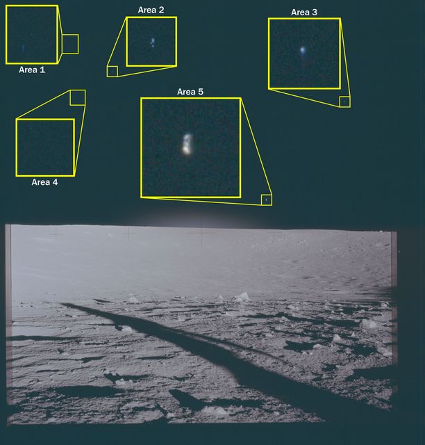 Apollo 12, Lunar Orbit (Areas 1&ndash;5), November 1969