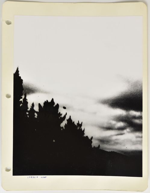 Alleged UFO, Project Blue Book File, Undated (Project Blue Book–era, 1954–1980)