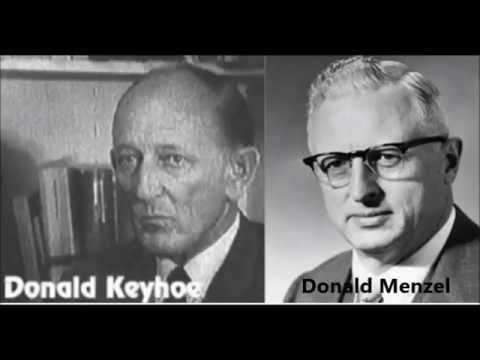 UFO: Donald Menzel & Donald Keyhoe - The Skeptic and The Believer