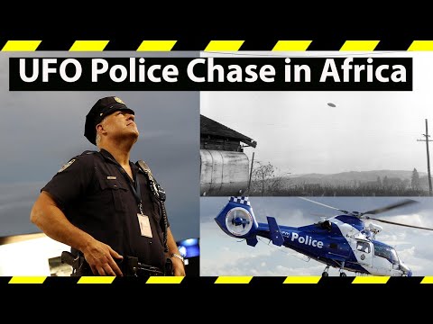 UFO Police Helicopter Chase in Africa