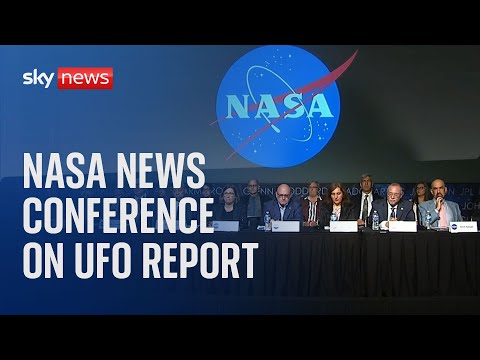 NASA news conference on UFO report - Sky News