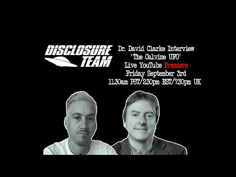 Dr David Clarke 'The Calvine UFO' Interview with Vinnie