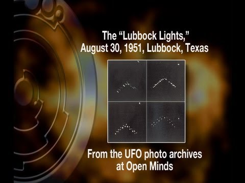UFO Lubbock Lights, August 30, 1951, Lubbock, Texas