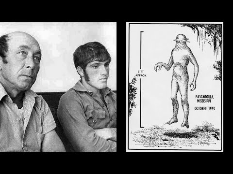 Charles Hickson talks about his UFO sighting and alien abduction in Pascagoula, October 11, 1973